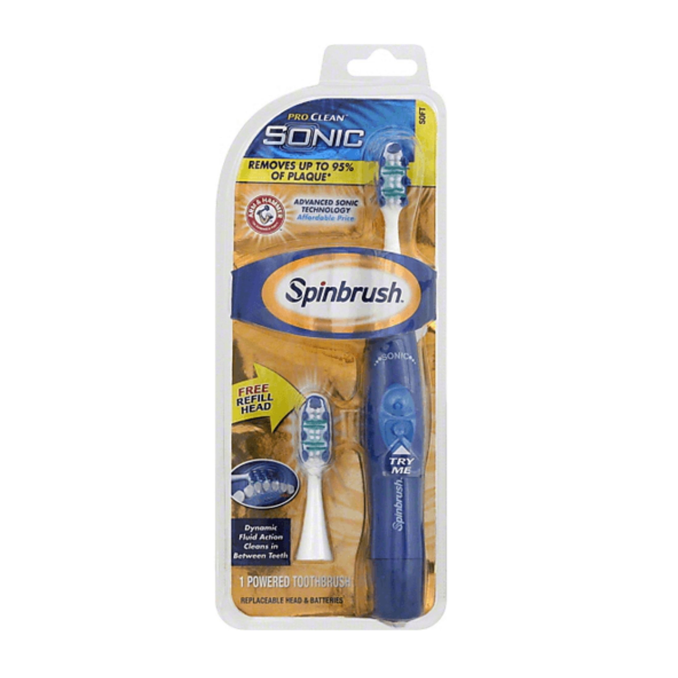 Arm & Hammer Spinbrush Truly Radiant Soft Powered Toothbrush