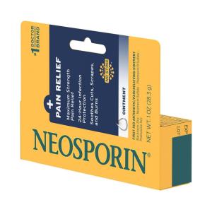 Neosporin Plus Pain Relief, Maximum Strength Antibiotic Cream -1.0oz