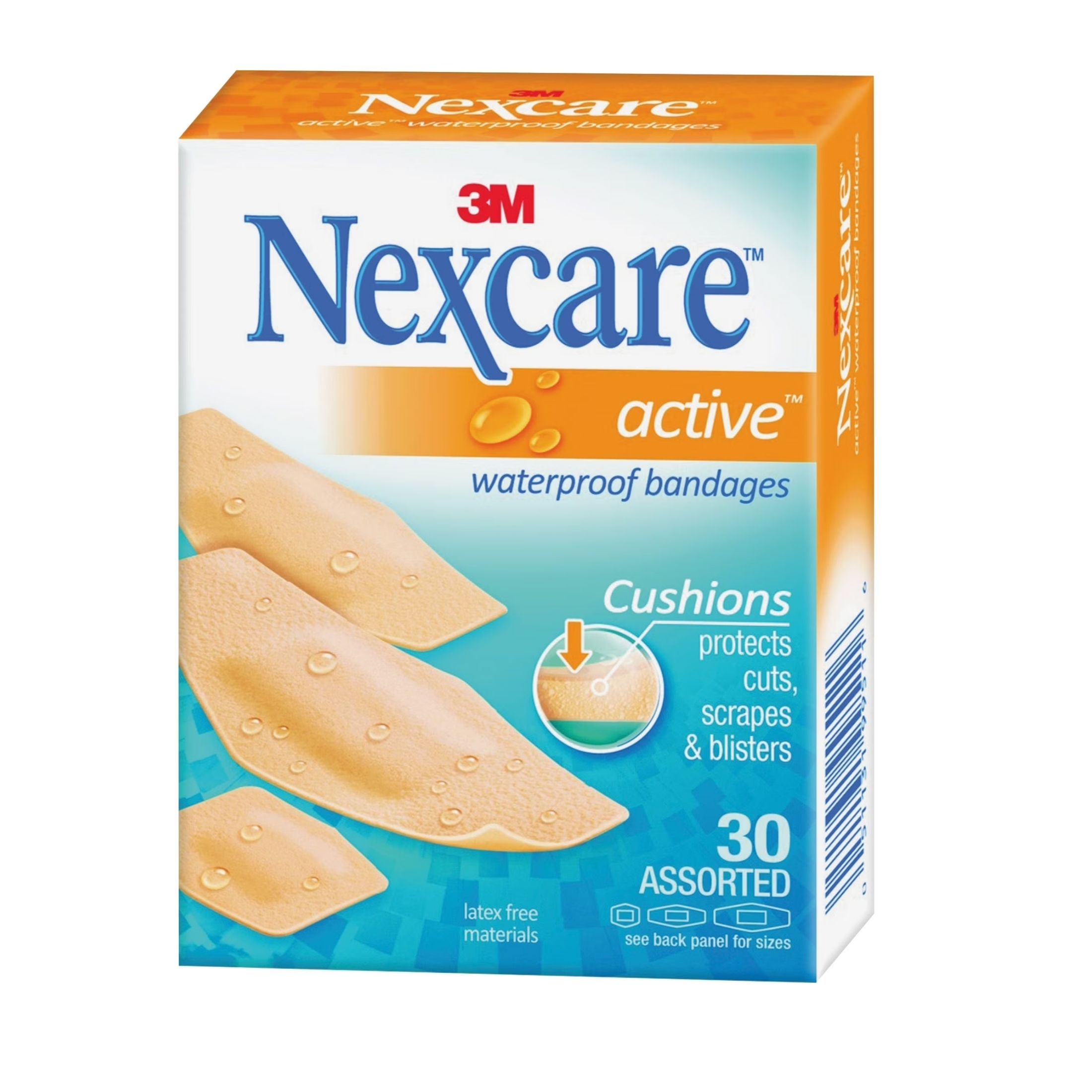 3M Nexcare Active Waterproof Assorted Bandages