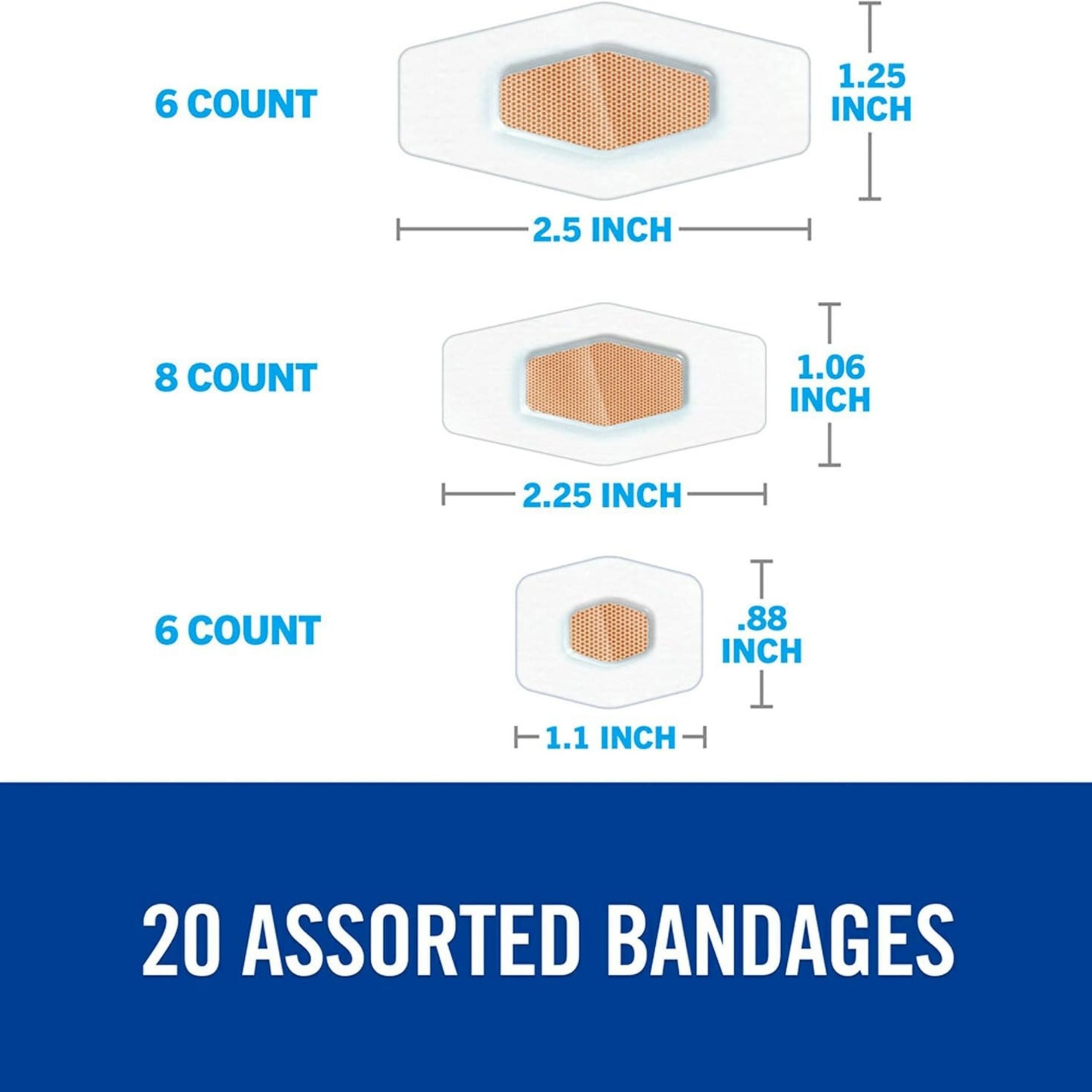 Nexcare Waterproof Bandages - Clear - Assorted Sizes