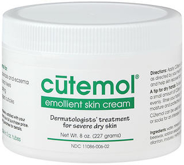 Cutemol Emoliente De La Piel Crema 8 Oz