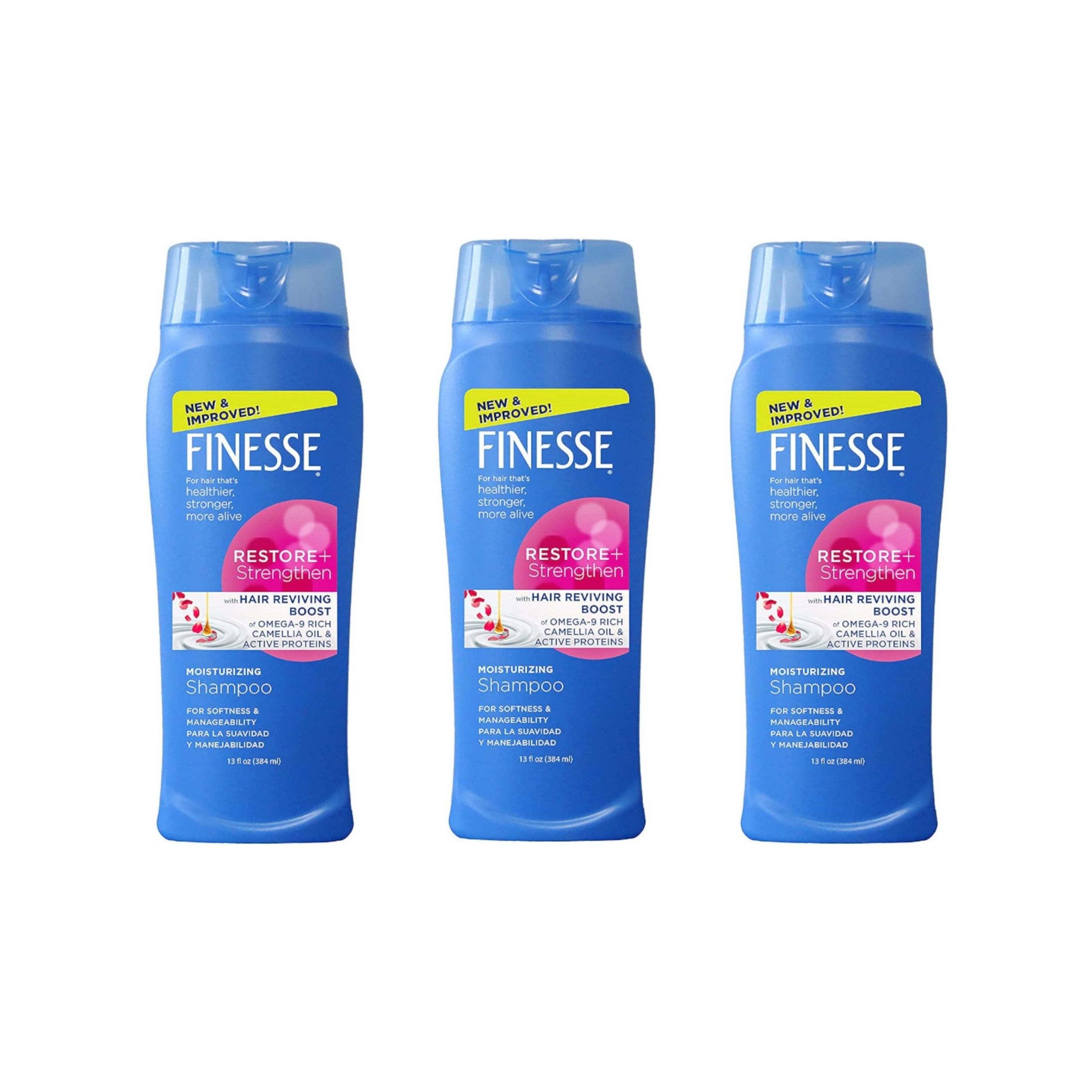 Finesse Restore + Strengthen, Moisturizing Shampoo 13 Fl Oz