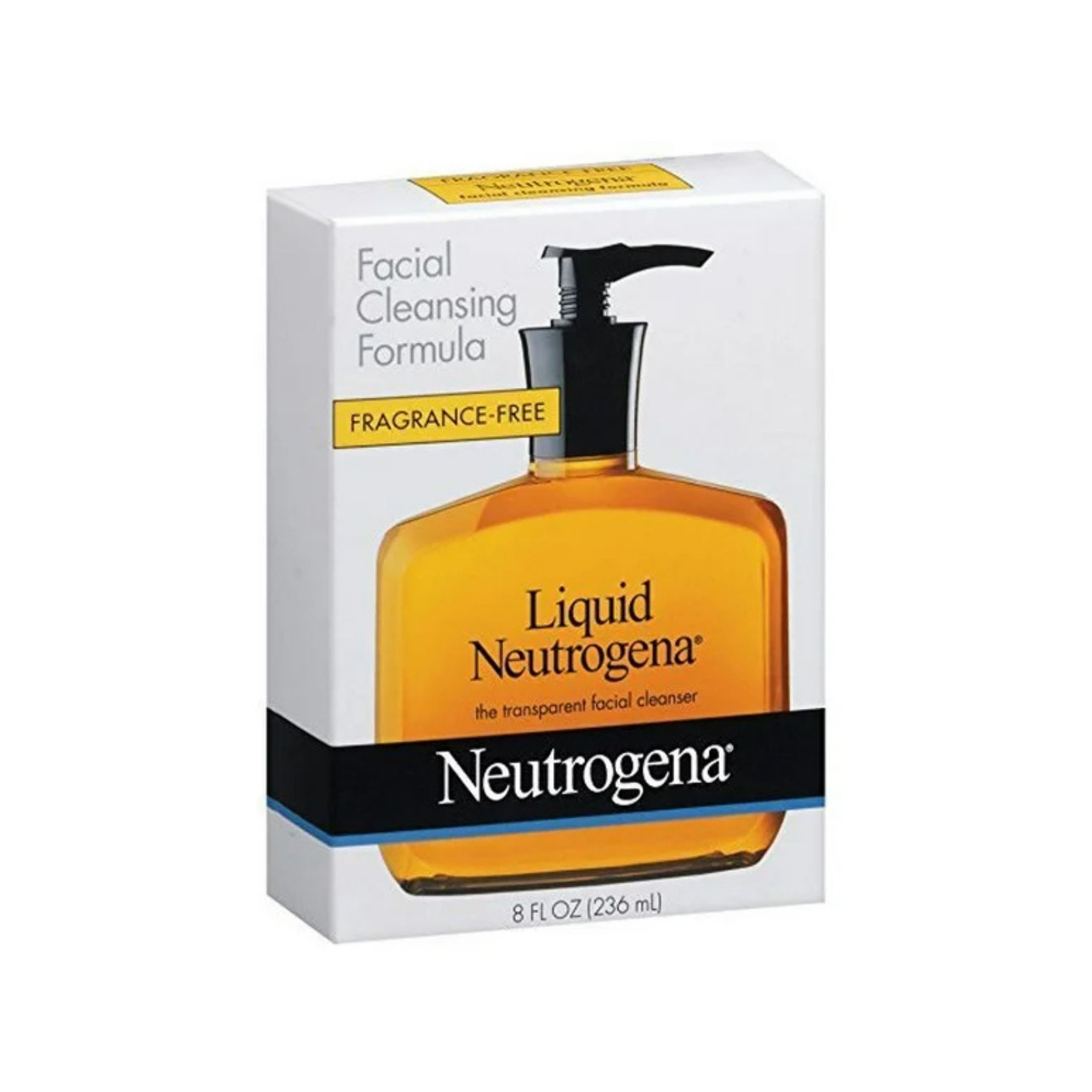 Neutrogena Facial Cleanser, Liquid, Fragrance Free 8 Fl Oz