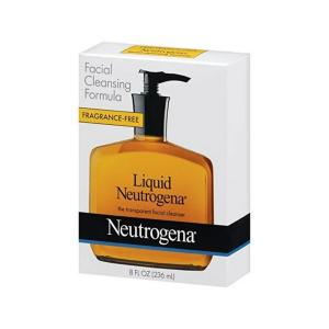Neutrogena Facial Cleanser, Liquid, Fragrance Free 8 Fl Oz