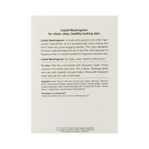 Neutrogena Facial Cleanser, Liquid, Fragrance Free 8 Fl Oz