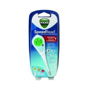 Vicks SpeedRead Digital Thermometer With Fever InSight