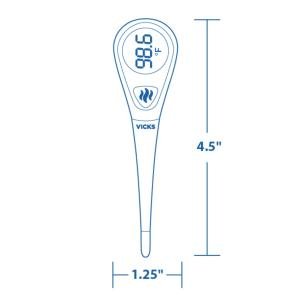 Vicks SpeedRead Digital Thermometer With Fever InSight