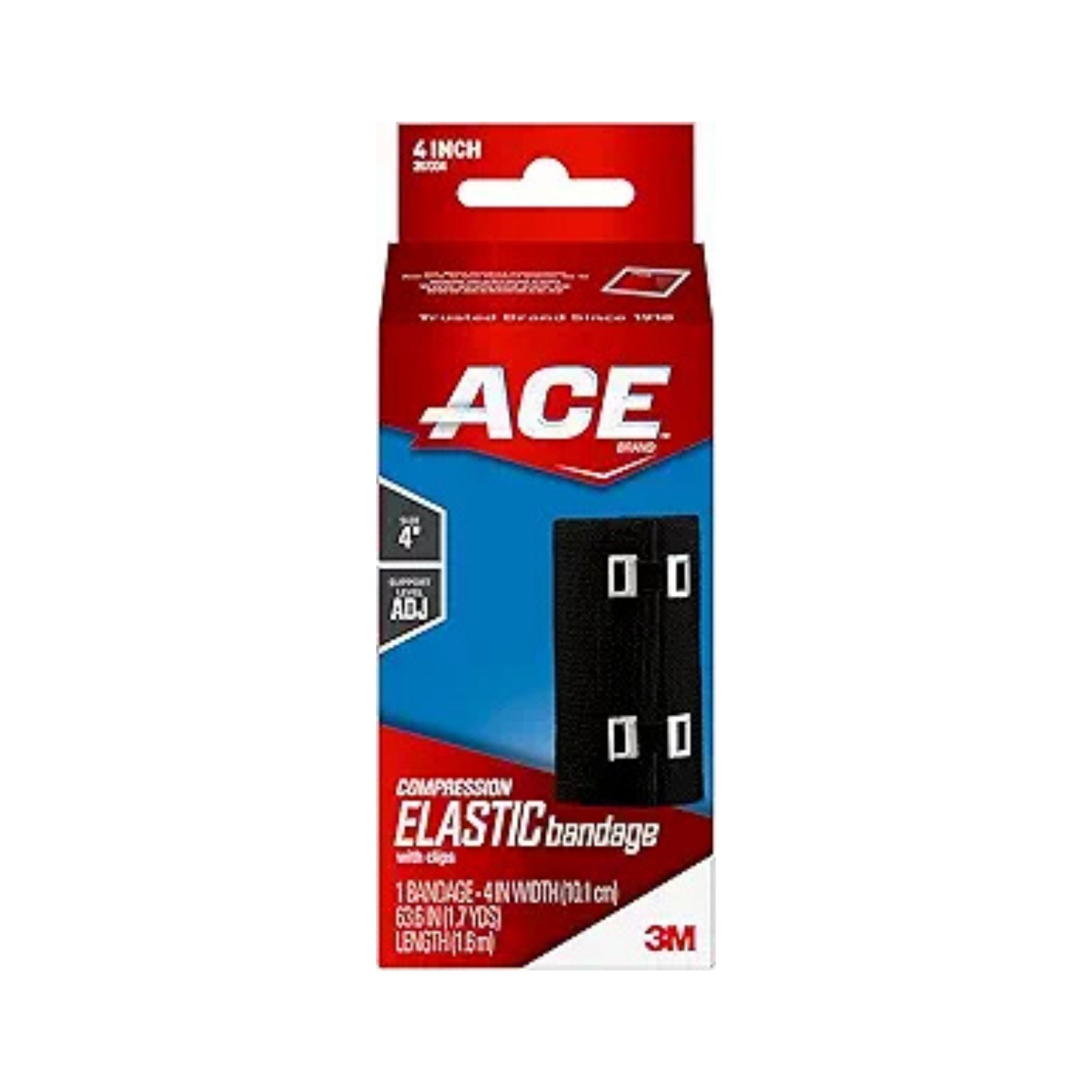 ACE 3M, Black Elastic Bandage, 4