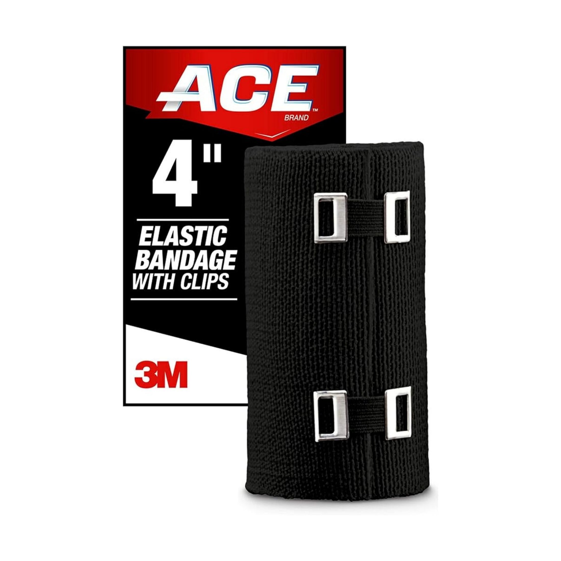 ACE 3M, Black Elastic Bandage, 4