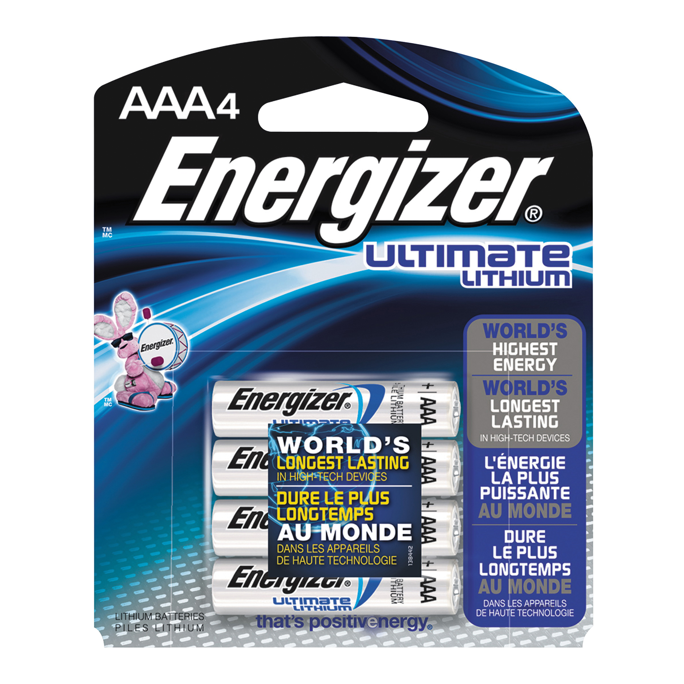 Energizer Ultimate Batteries, Lithium, AAA