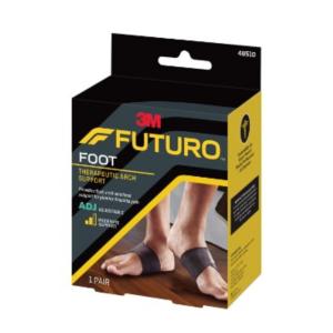 Futuro Therapeutic Arch Support Foot Brace, Black, Adjustable