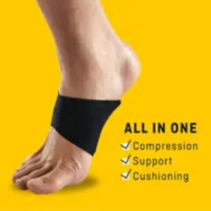 Futuro Therapeutic Arch Support Foot Brace, Black, Adjustable