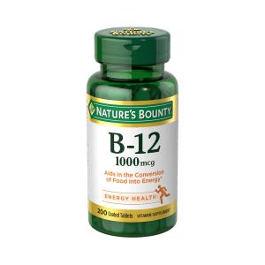 Nature's Bounty Vitamin B-12, 1000 Mcg, Coated Tablets