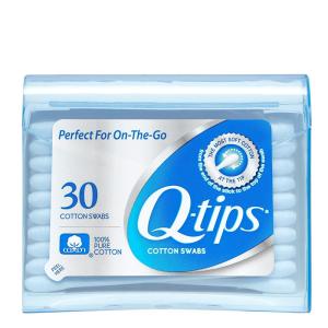 Q-tips Cotton Swabs Purse Pack 30 Ct