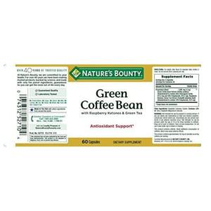 Nature's Bounty Green Coffee Bean