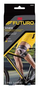 Futuro Moisture Control Knee Support Brace, Black, Large