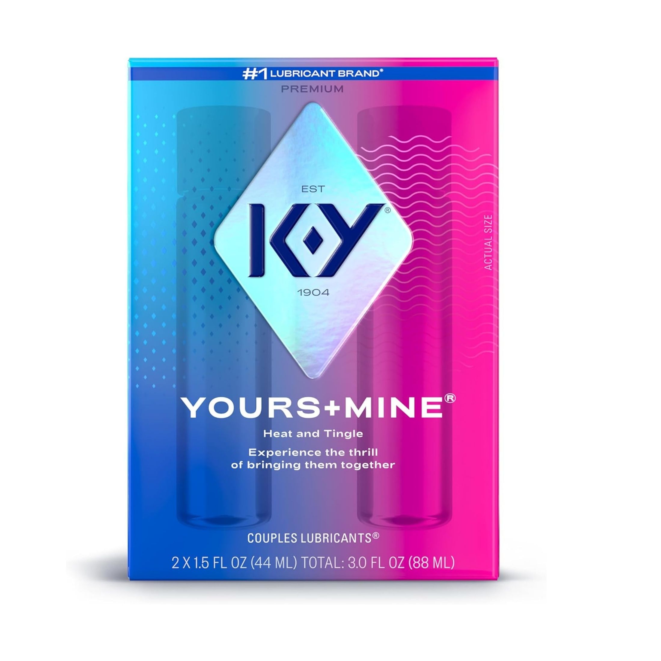 K-Y Yours + Mine Couples Personal Lubricants - 3 Oz