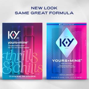 K-Y Yours + Mine Couples Personal Lubricants - 3 Oz