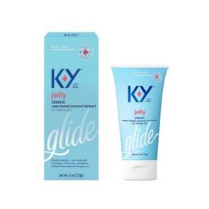 K-Y Jelly Classic Water-Based Personal Lubricant For Wetter Sex 4 Oz