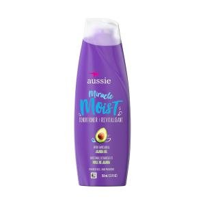 Aussie Paraben-Free Miracle Moist Conditioner W/ Avocado & Jojoba Oil For Dry Hair, 12.1 Fl Oz
