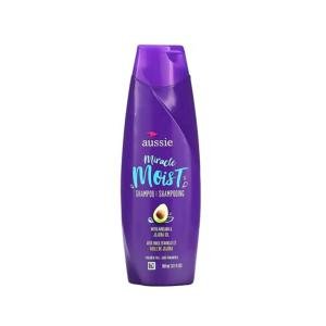 Aussie Miracle Moist With Avocado & Jojoba Oil Shampoo - Paraben Free, 12.1 Fl Oz