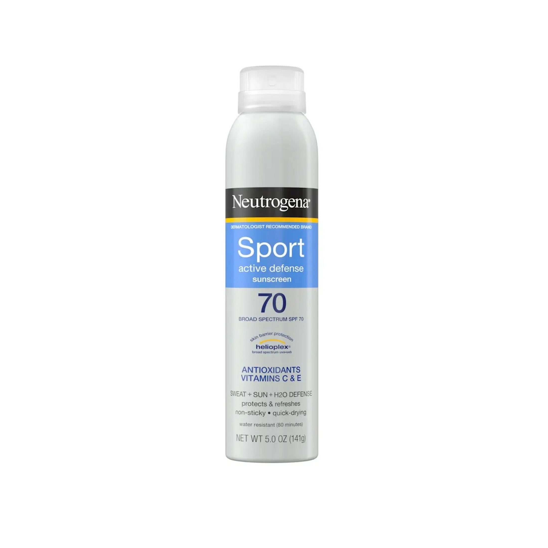 Neutrogena Sport Sunscreen, CoolDry, Spray, Broad Spectrum SPF 70
