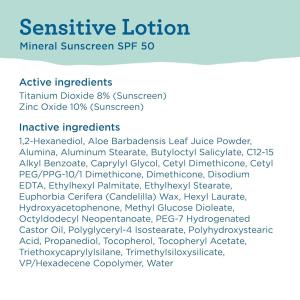 Blue Lizard Mineral Sunscreen, Sensitive, Broad Spectrum SPF 50