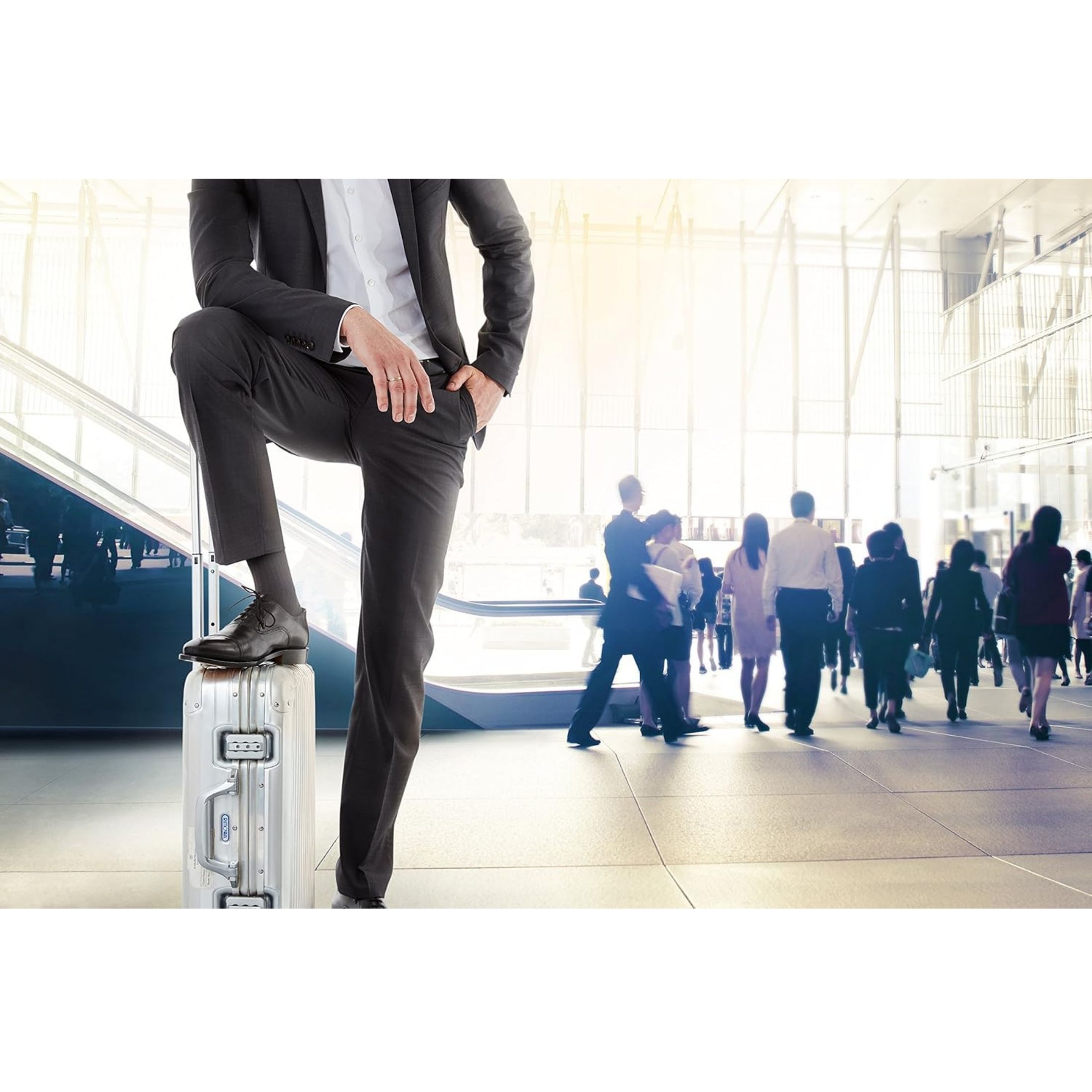 Jobst For Men Ambition Navy Closed Toe Knee Highs 15-20 mmHg