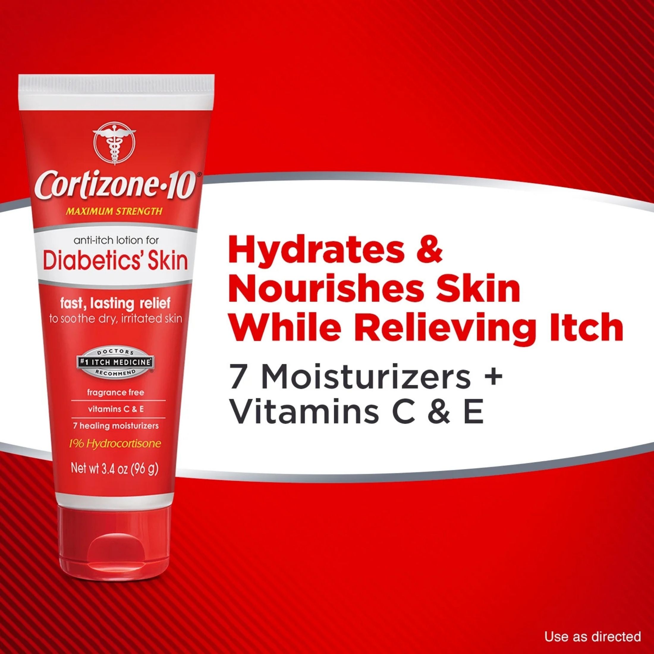 Cortizone-10 Anti-Itch Lotion For Diabetics' Skin Maximum Strength