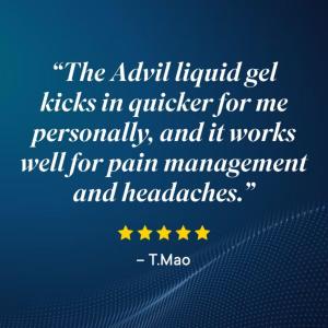 Advil Liqui-Gels Pain Reliever/Fever Reducer Liquid Filled Capsule, 200mg Ibuprofen - 100ct