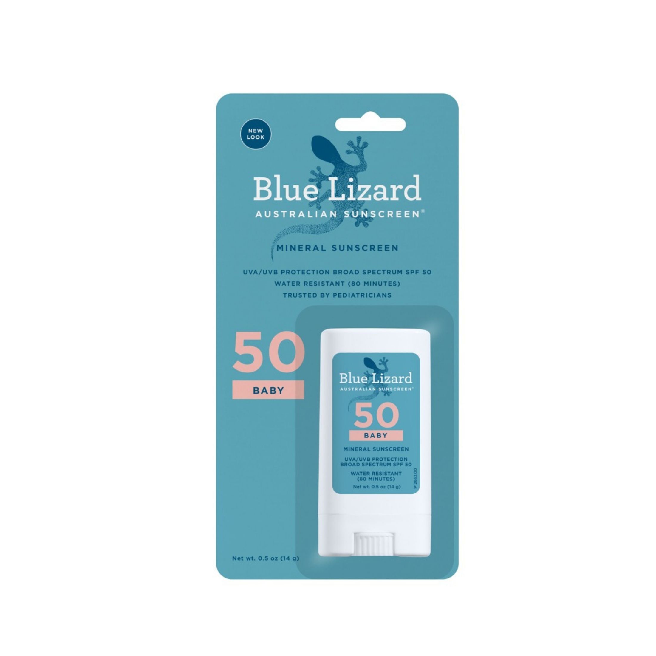 Blue Lizard Australian Mineral Sunscreen Stick Baby SPF 50+ 0.5 Oz