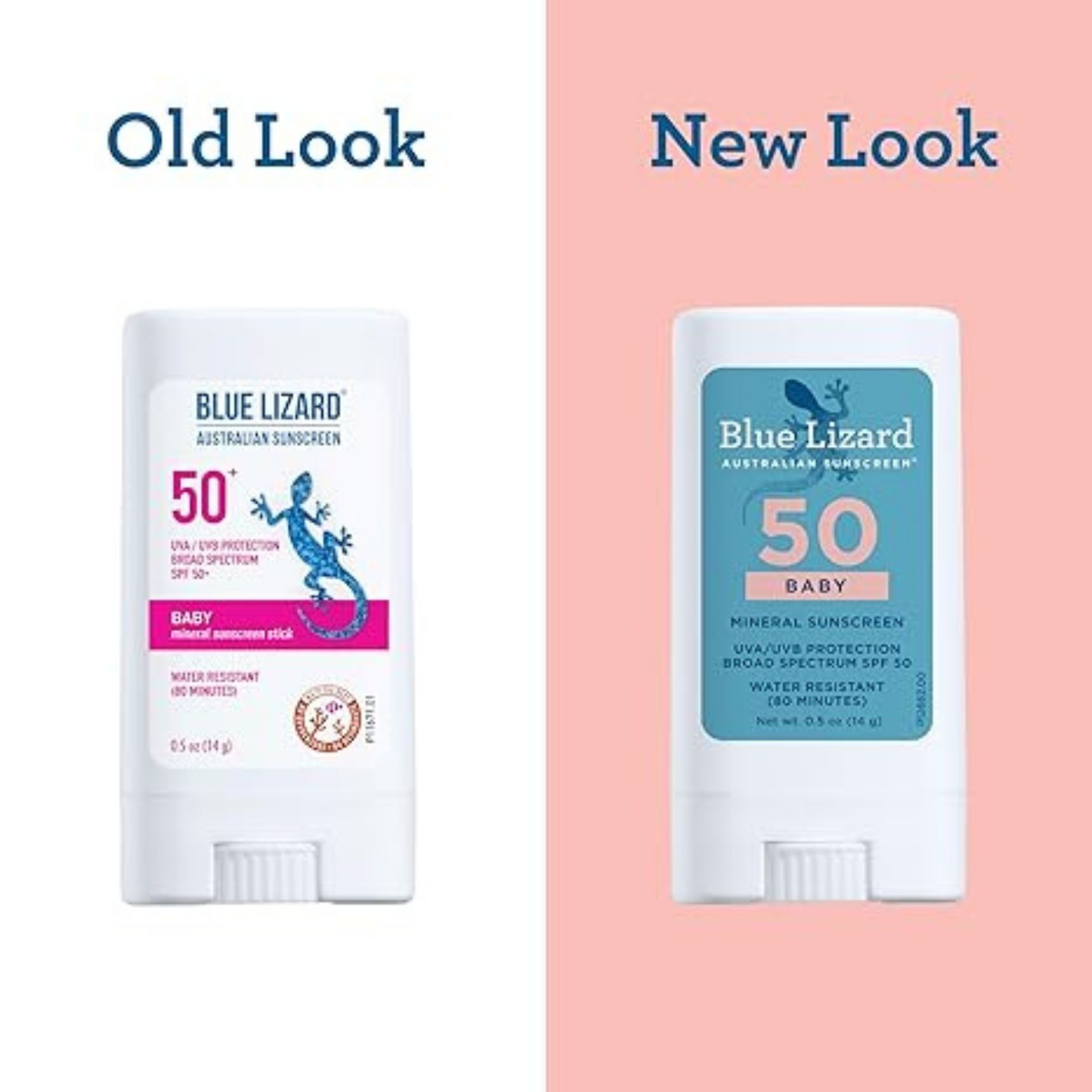 Blue Lizard Australian Mineral Sunscreen Stick Baby SPF 50+ 0.5 Oz