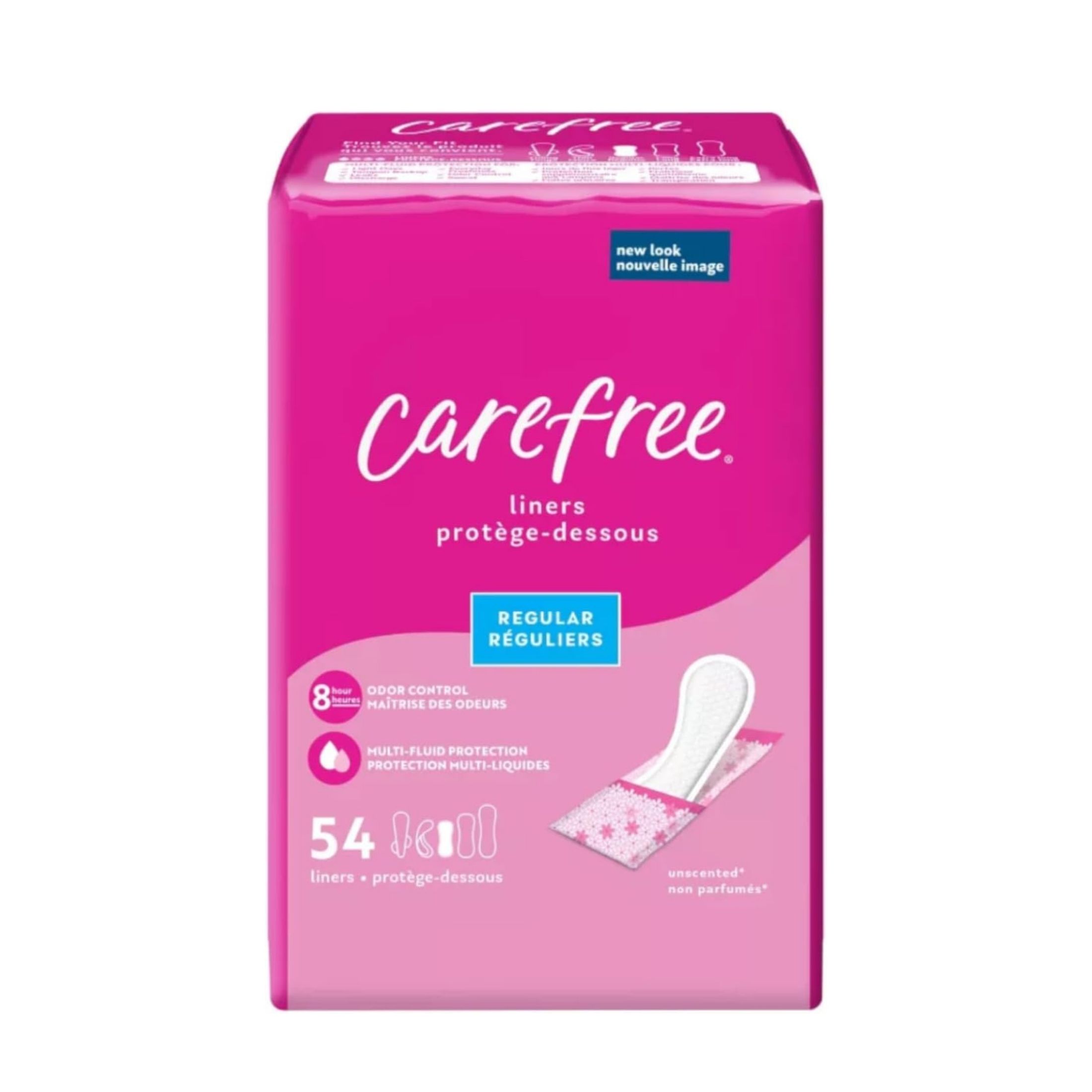 Carefree Acti-Fresh Body Shape Liners, To Go, Regular, Unscented