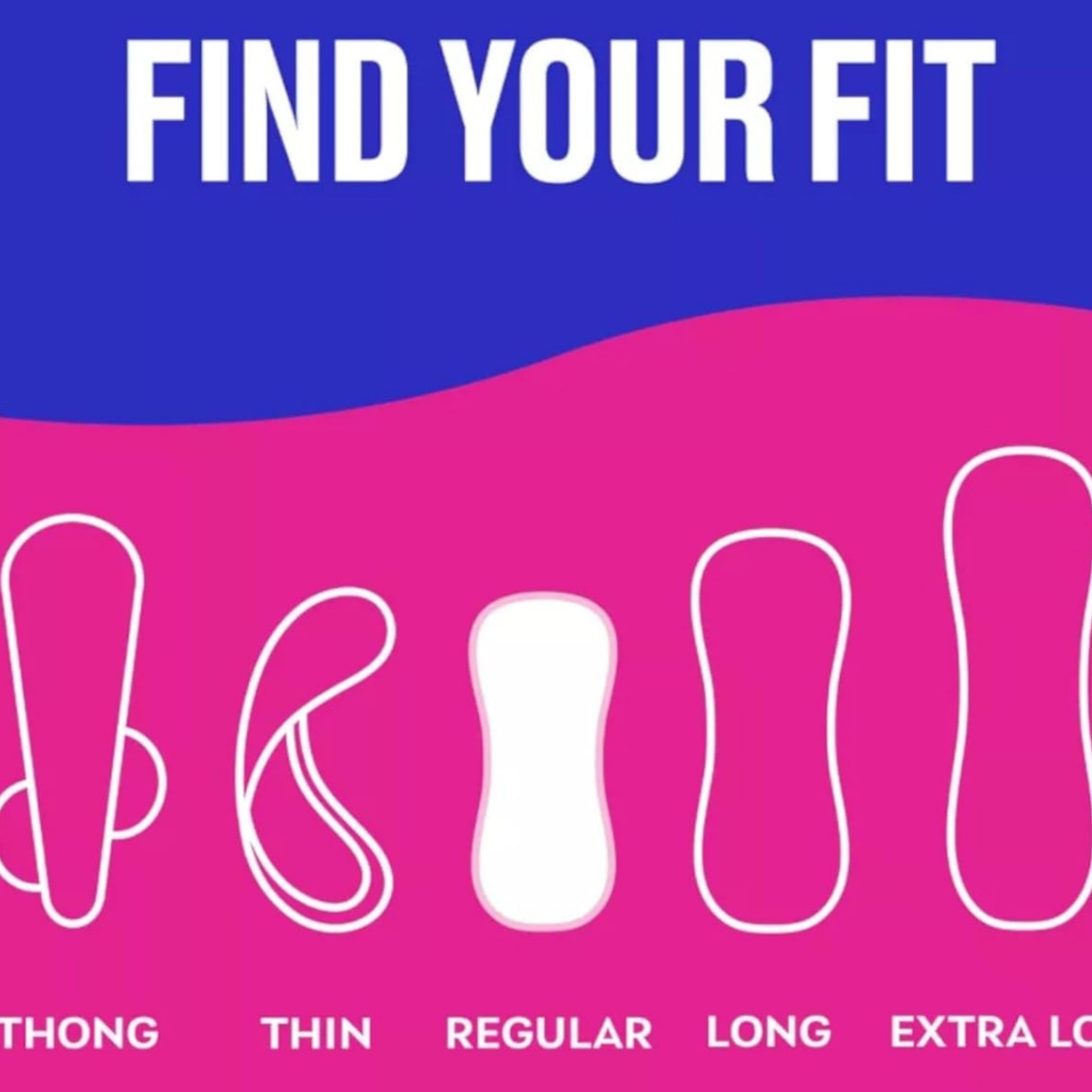 Carefree Acti-Fresh Body Shape Liners, To Go, Regular, Unscented