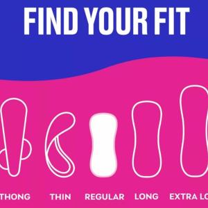 Carefree Acti-Fresh Body Shape Liners, To Go, Regular, Unscented