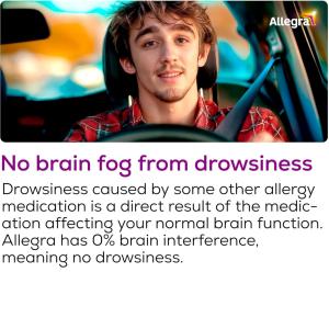 Allegra Allergy Relief, Indoor/Outdoor, 24 Hr, Non Drowsy, Gelcaps