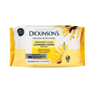 Dickinson's Original Refreshingly Clean Daily Cleansing Cloths, Witch Hazel And Aloe