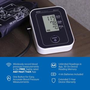 A&D Medical Deluxe Connected Blood Pressure Monitor