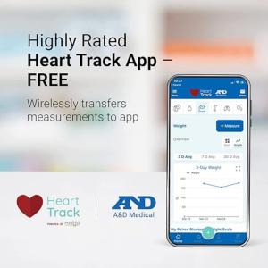 A&D Medical Deluxe Connected Weight Scale