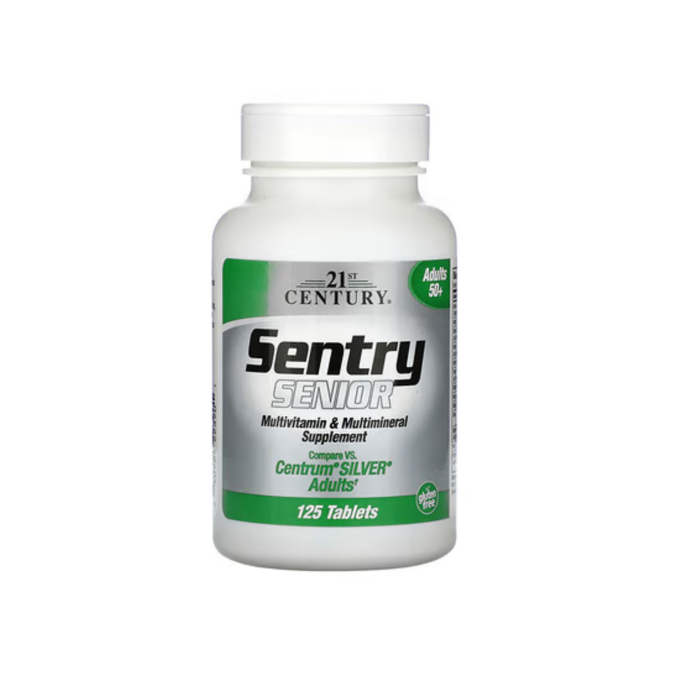 21st Century Sentry Senior, Multivitamin & Multimineral Supplement, Men 50+, 100 Tablets