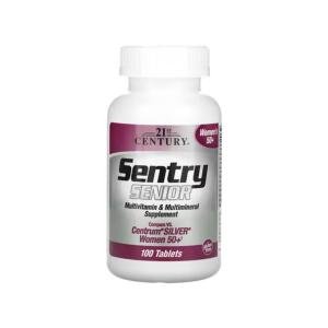 21st Century Sentry Senior, Multivitamin & Multimineral Supplement, Women 50+, 100 Tablets
