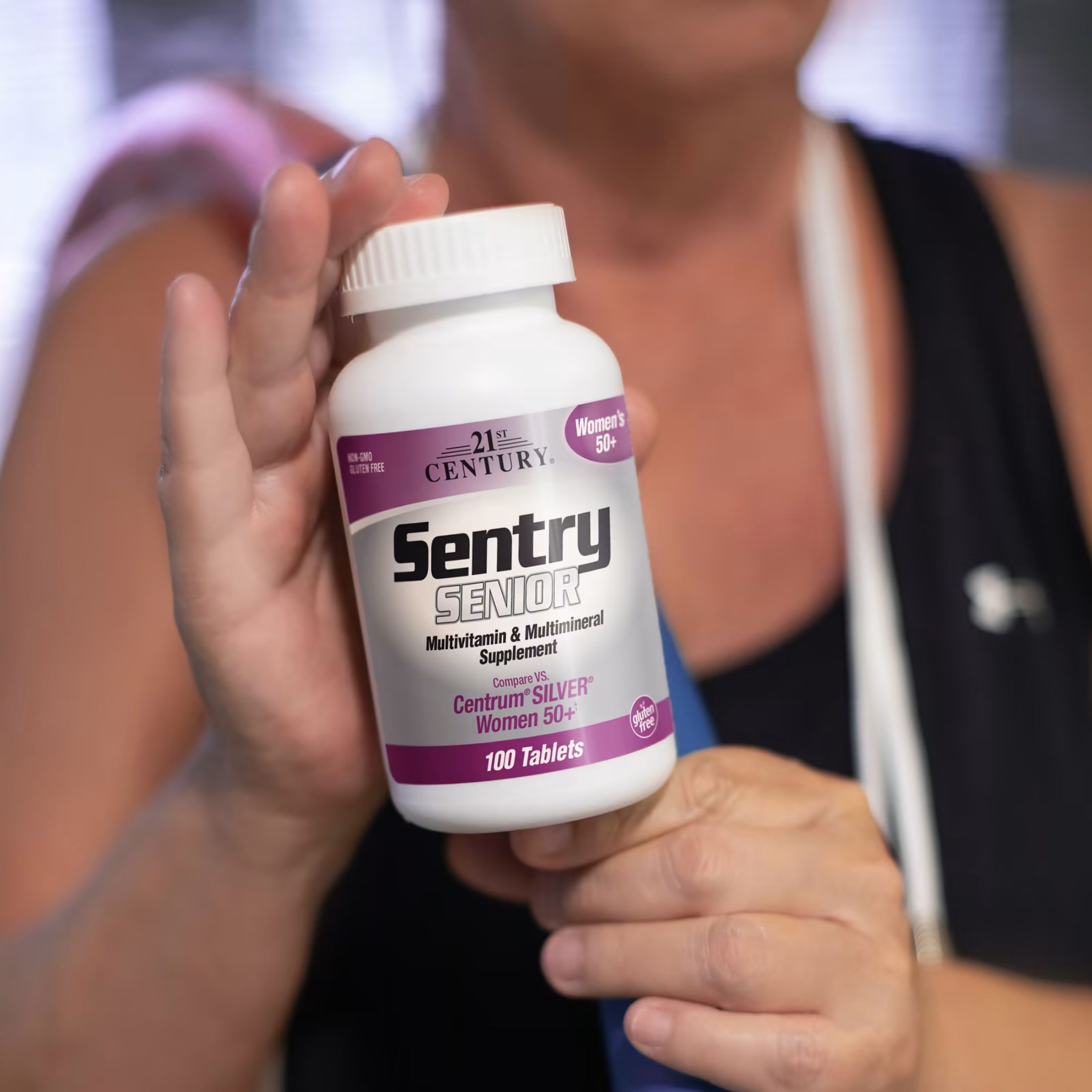 21st Century Sentry Senior, Multivitamin & Multimineral Supplement, Women 50+, 100 Tablets