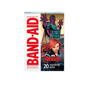 Band-Aid Brand Adhesive Bandages For Minor Cuts, Marvel Avengers Characters, Assorted Sizes