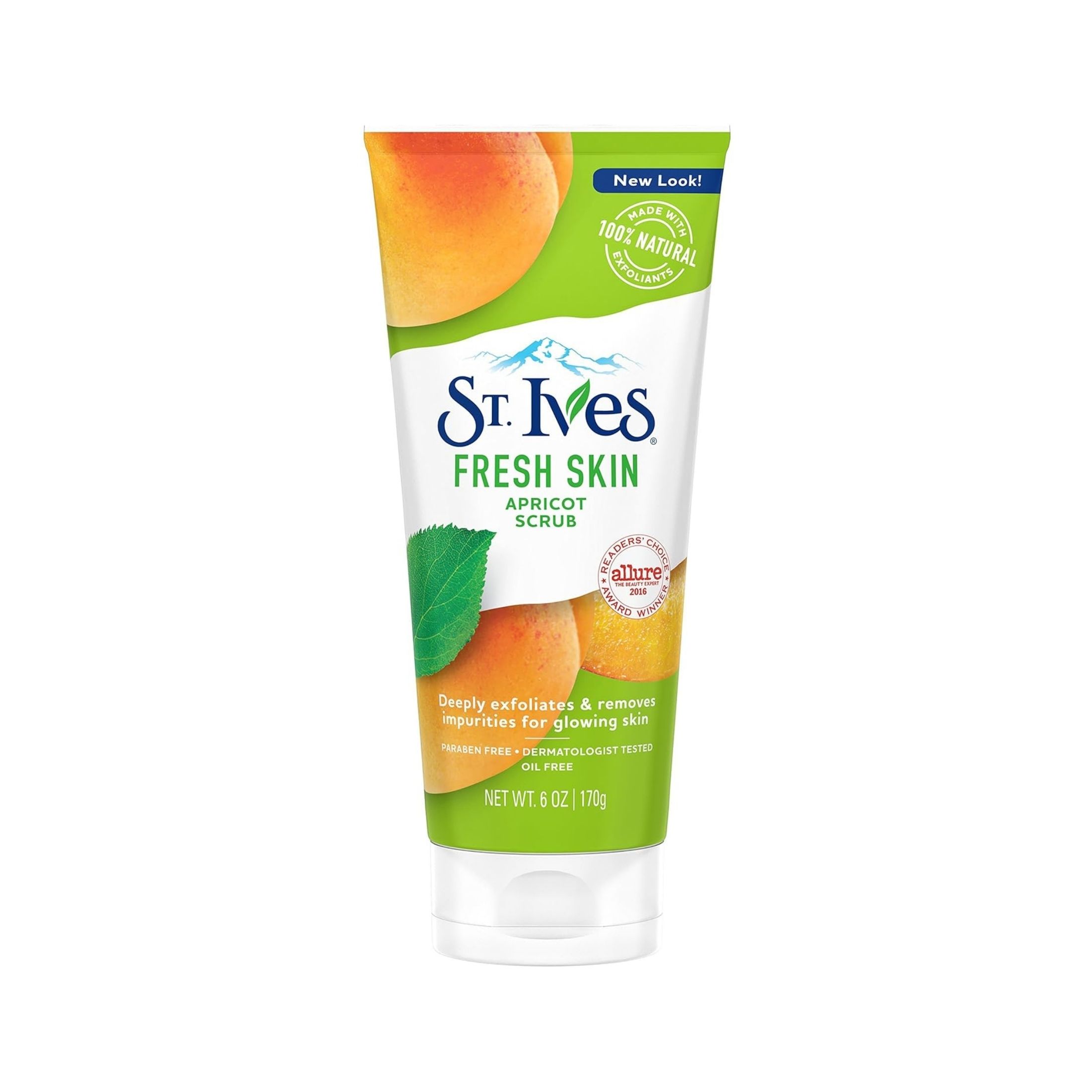 St. Ives Fresh Skin Invigorating Apricot Natural Face Scrub - 6oz