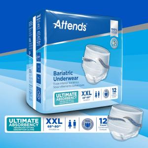 Attends Bariatric Underwear, Heavy Absorbency