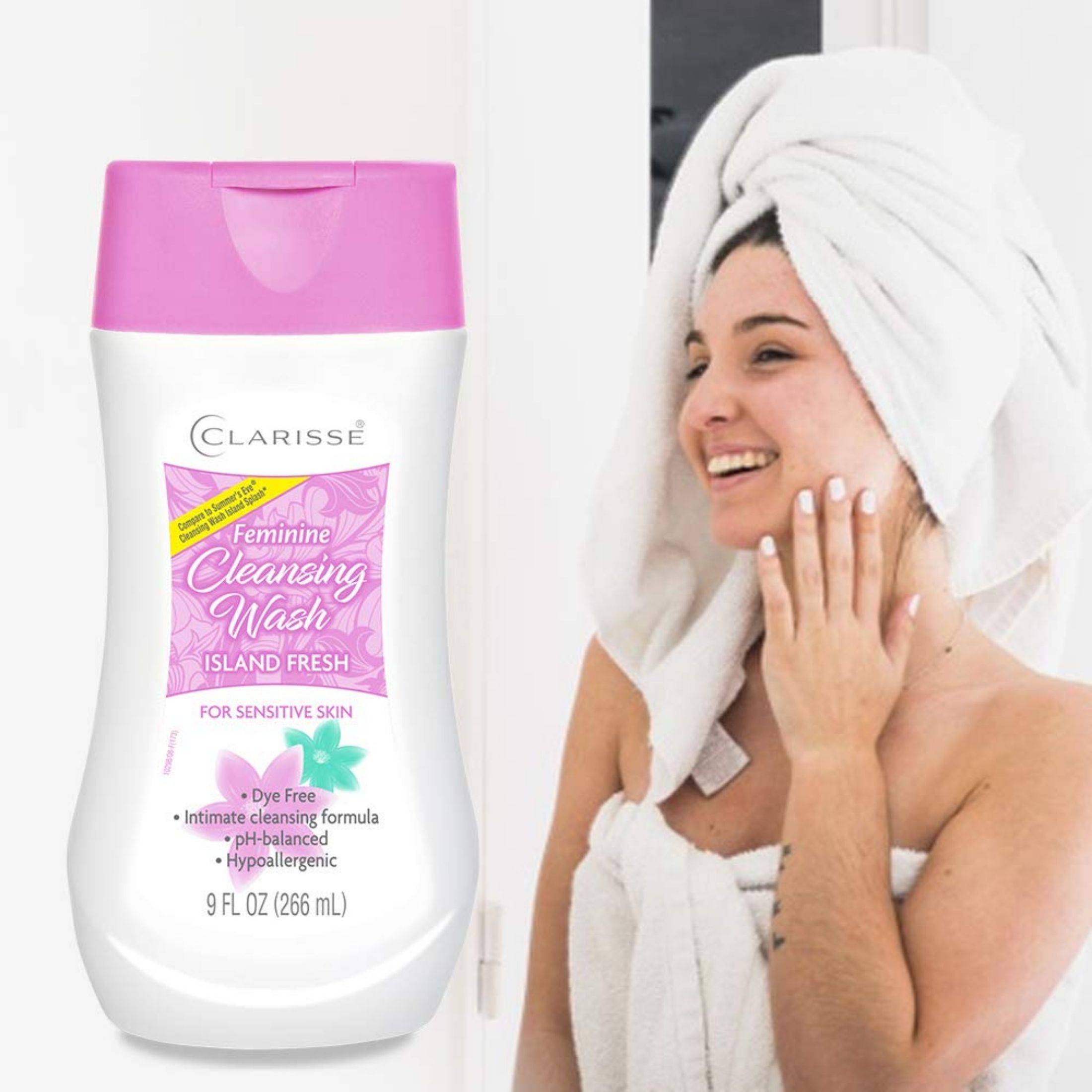 Clarisse Feminine Cleansing Wash 1CT-9OZ 1/12
