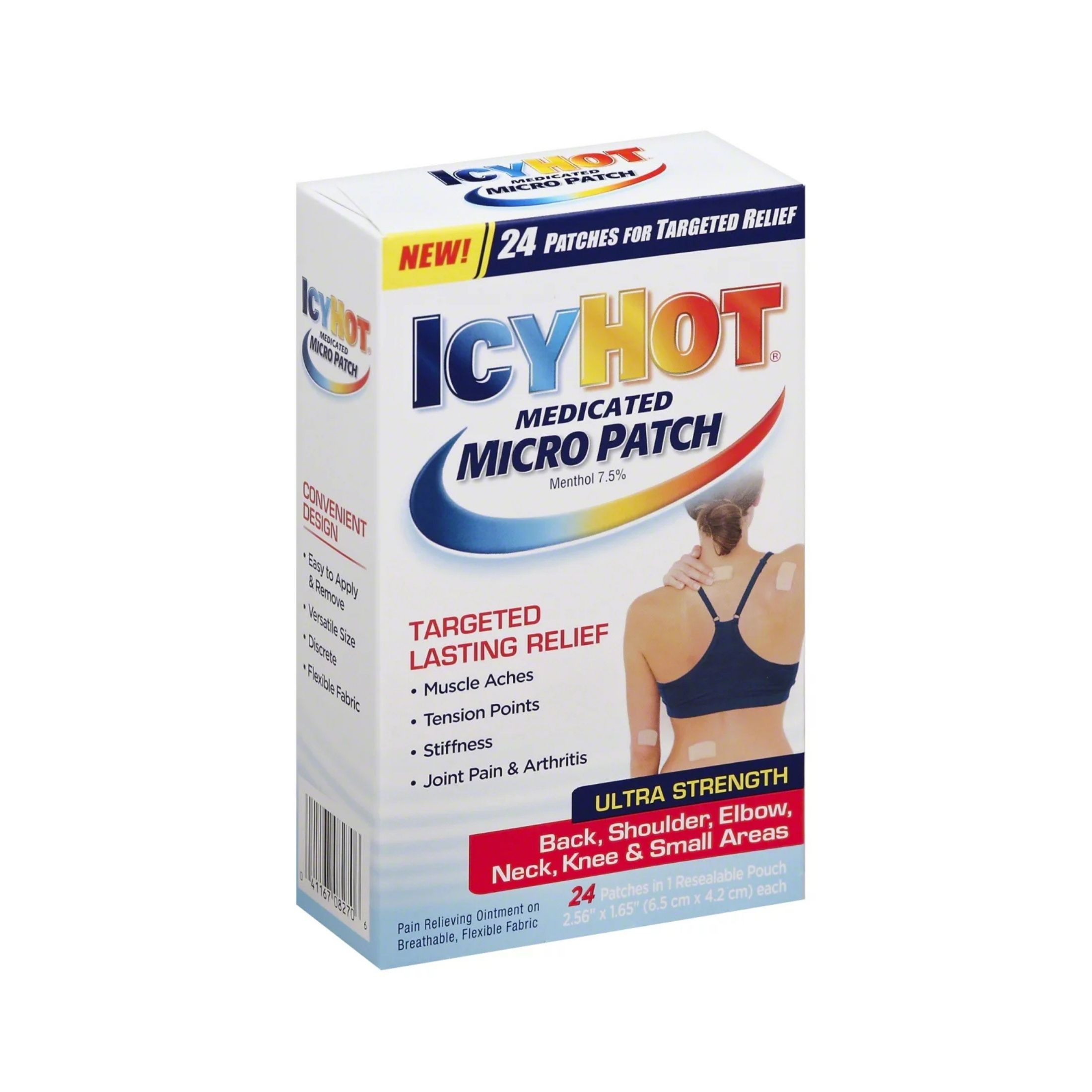 Icy Hot Medicated Micro Patch, Ultra Strength, Back, Shoulder, Elbow, Neck, Knee & Small Areas