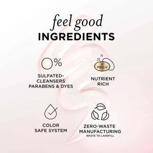 Pantene Nutrient Blends Miracle Moisture Boost Rose Water Conditioner For Dry Hair, Sulfate Free