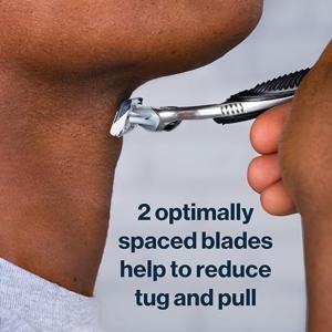 Gillette Skin Guard Men's Razor Handle + 2 Blade Refills 1 Set
