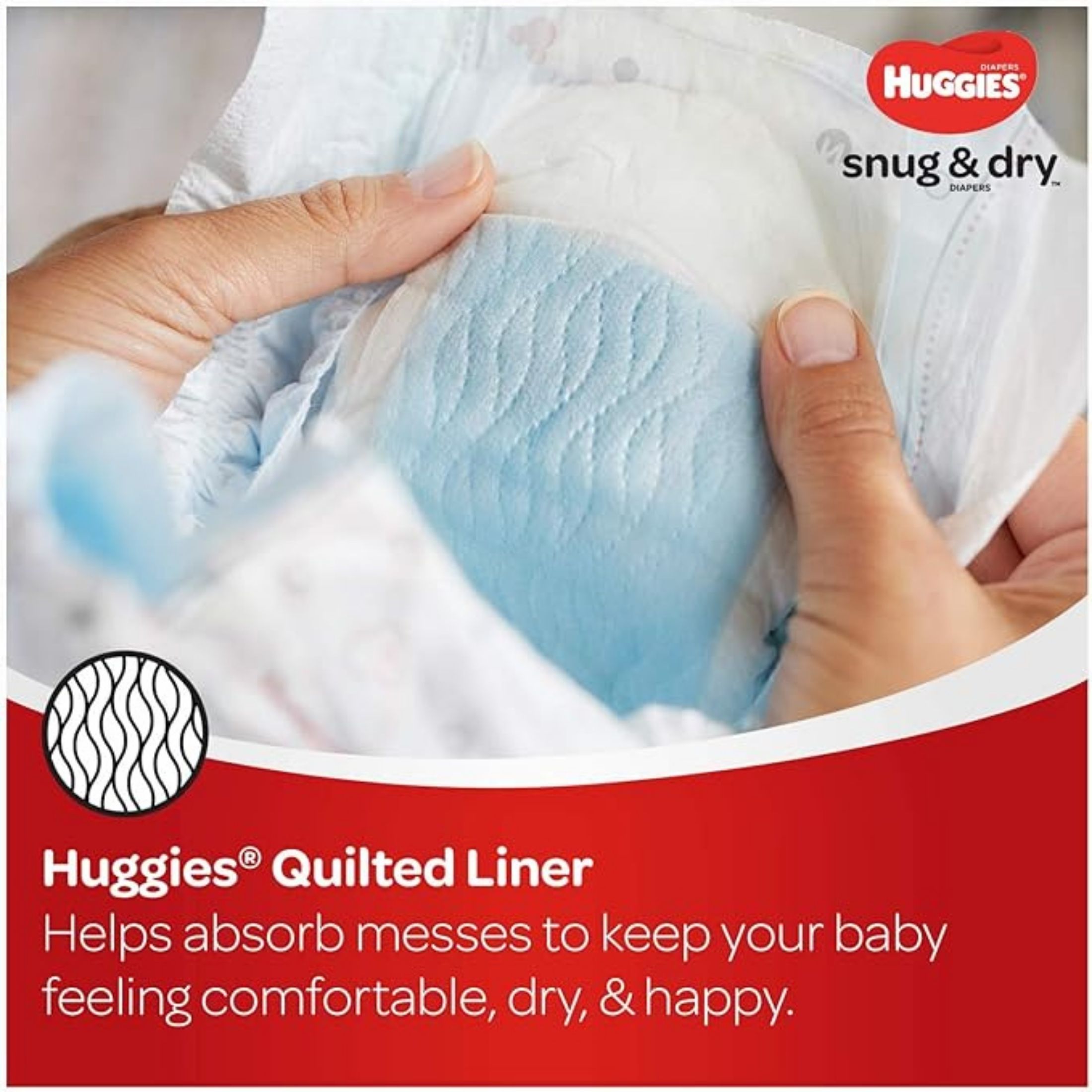 Huggies Snug & Dry Diapers, Size 3, 34 Count (Packaging May Vary)